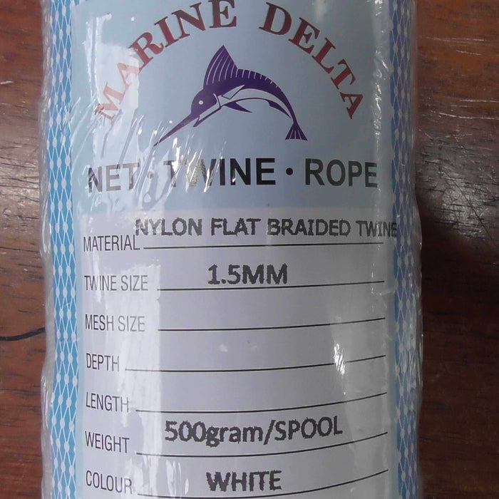 500gram Spool 4.0mm White Nylon Flat Braid in Your DIY Projects