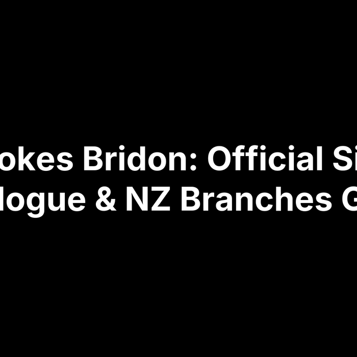 Cookes Bridon Official Site Catalogue & NZ Branches Guide visual representation.