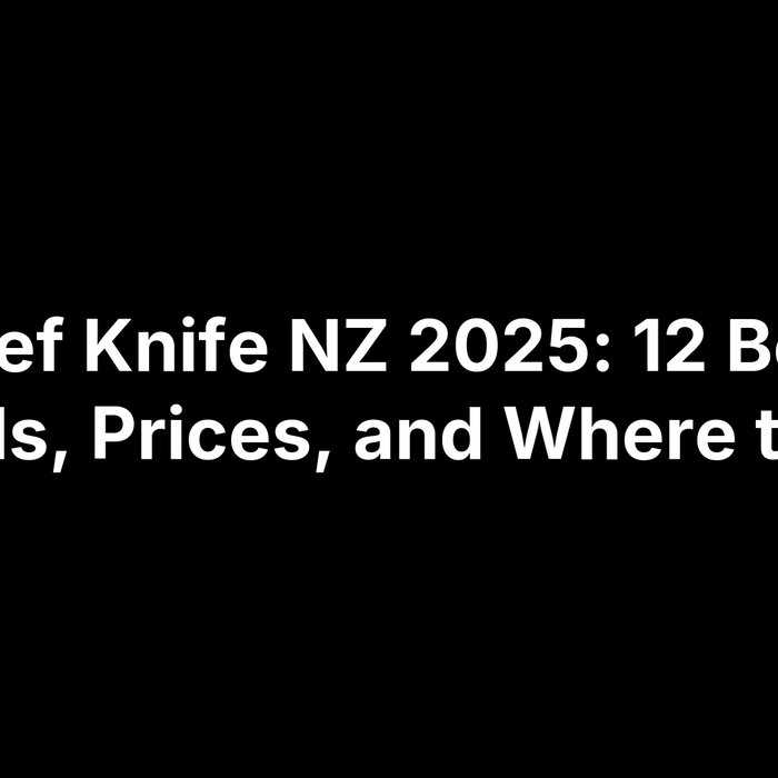 Chef Knife NZ 2025: 12 Best Brands, Prices, and Where to Buy
