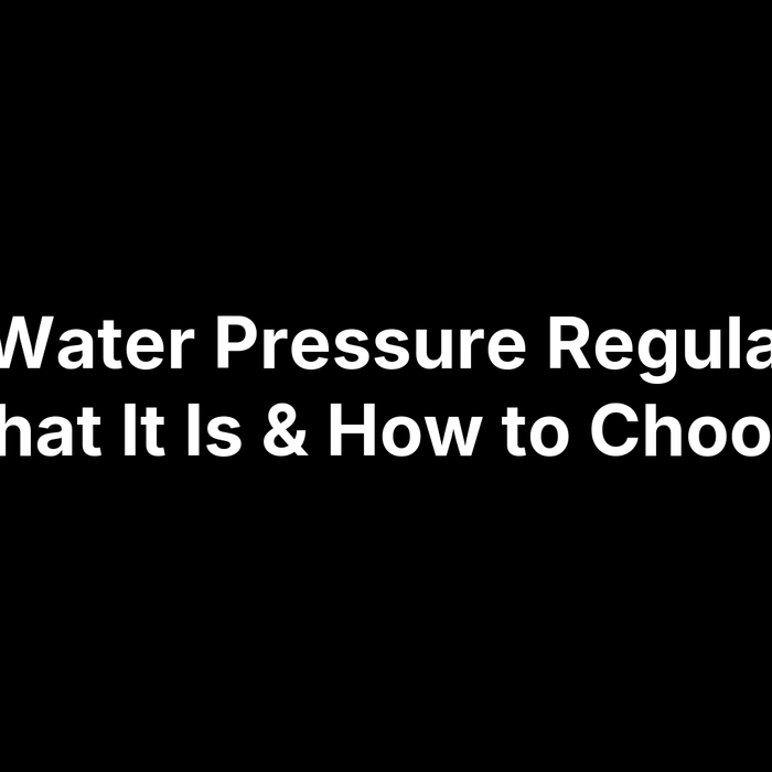 RV Water Pressure Regulator: What It Is & How to Choose