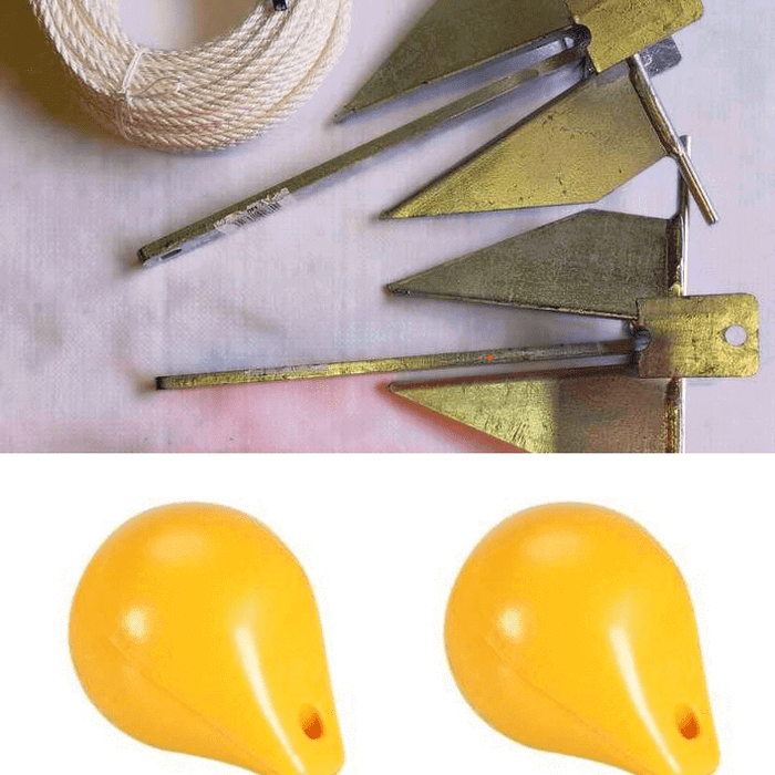 Anchor Setup with the 20m 30m 40m Set Combo 1.5kg Dan featuring anchoring tools and buoys.
