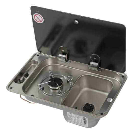 Rectangular Gas Hob Cooker With Sink