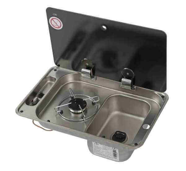 Rectangular Gas Hob Cooker With Sink