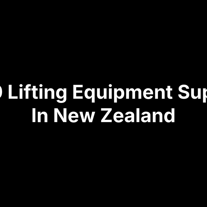 Top 10 Lifting Equipment Suppliers In New Zealand