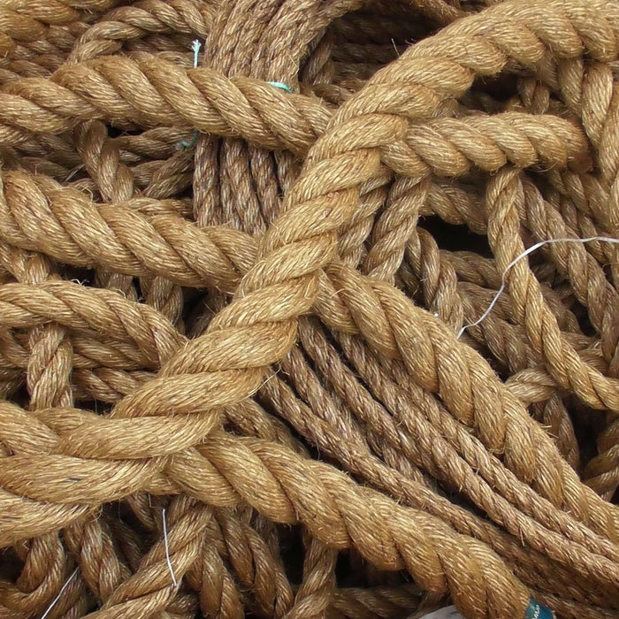 A collection of various textured ropes displayed for the Ropes Guide, showcasing different types for diverse uses.