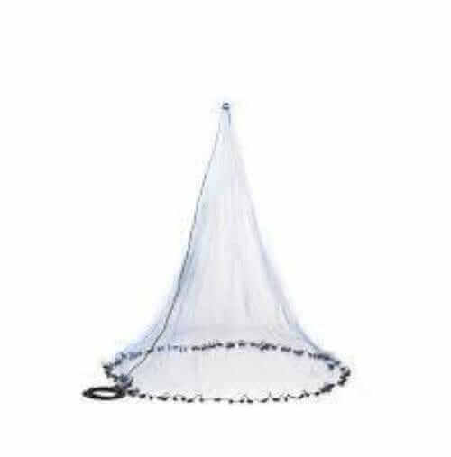 Cast Net Prices Guide: Image of a cast net for fishing, showcasing its design and features.
