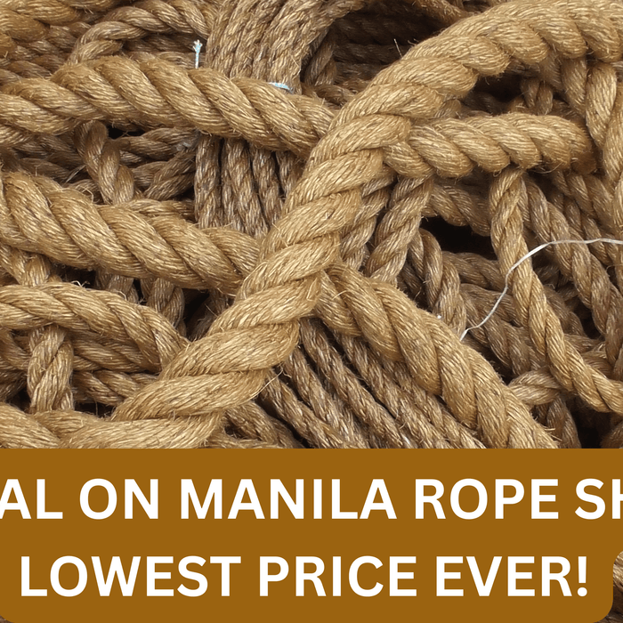 Hurry Manila rope shorts available in special offer with lowest price ever on quality rope.