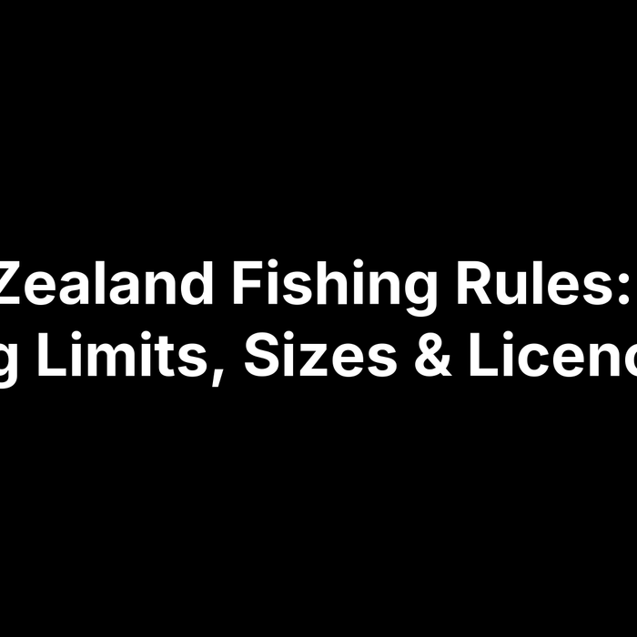 New Zealand Fishing Rules: 2025 Bag Limits, Sizes & Licences