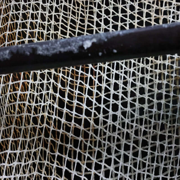 Close-up view of the AFP-10 50m Mono Piper Bait Net showing intricate netting details.