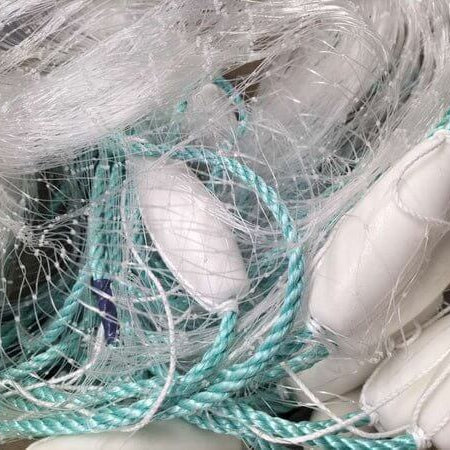 Whitebaiting Gear Essentials in New Zealand with nets and floats stacked together.