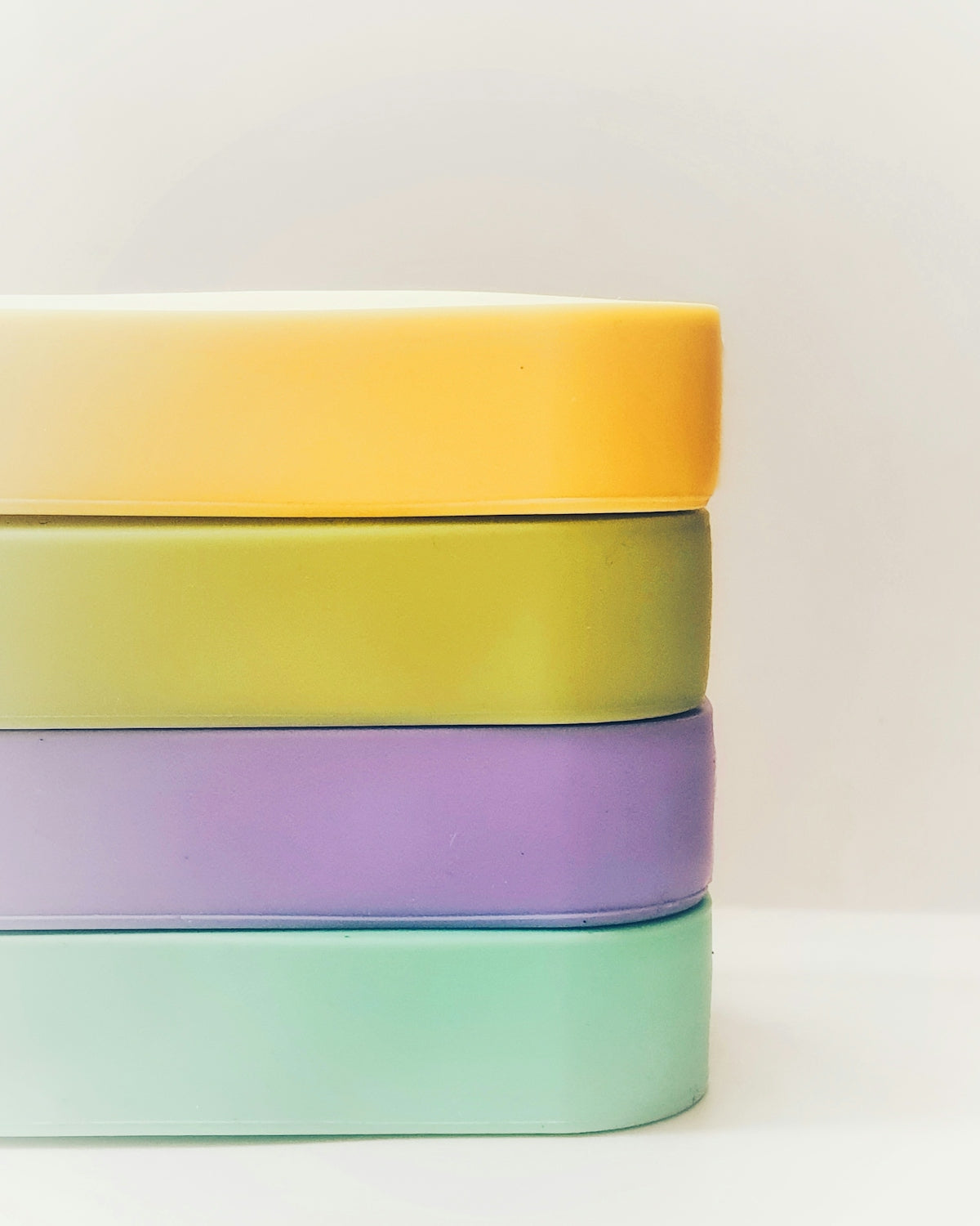 yellow and purple plastic container