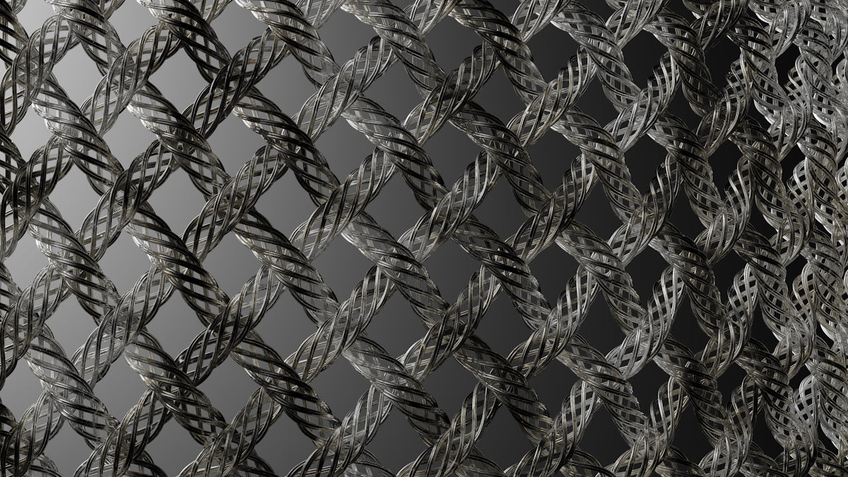 a black and white photo of a pattern