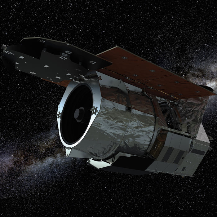 an artist's rendering of a satellite in space