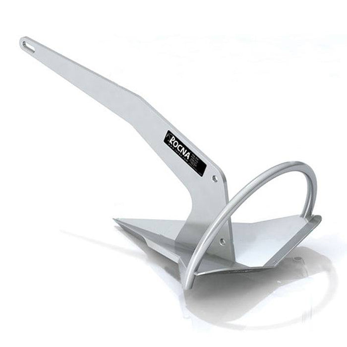 Discover the Strength and Reliability of the 55kg Rocna Anchor in a sleek stainless steel design.