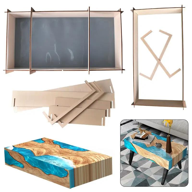 Tap Out Moulds Resin Table Coffee Table Ready to Use Moulds – view 1
