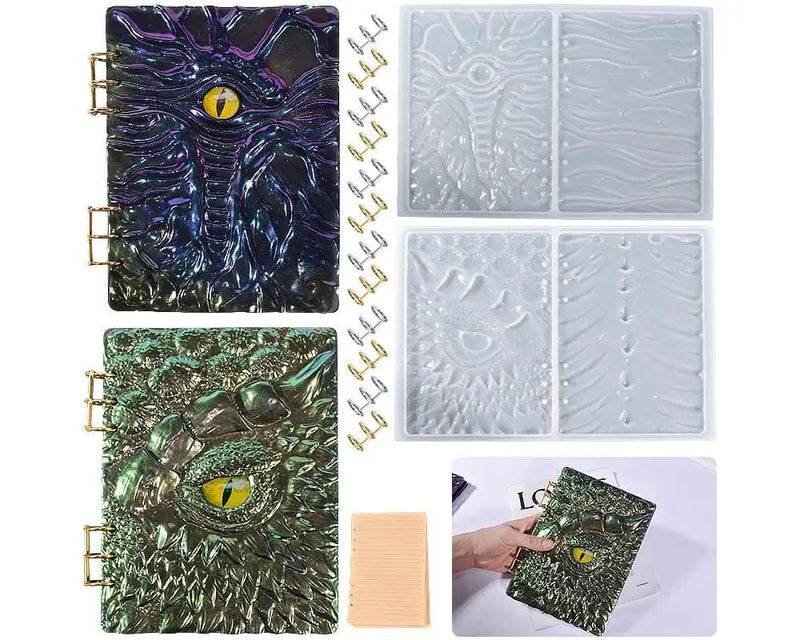 Cthulhu Demon Eye Wind Dragon Eye A5 Notebook Resin Mould – view 1