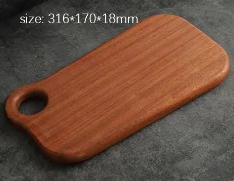 Creative Solid ebony chopping board, wooden kitchen cutting board, multi-functional bread board and serving tray. – view 6