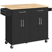 Yaheetech Kitchen Trolley Kitchen Island on Wheels Kitchen Cart Kitchen Trolley Kitchen Island on Wheels Kitchen Cart