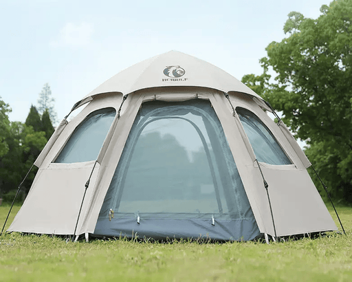 ECOTREK Tent Large Hexagon Double-Layer Waterproof Camping Tent DYLF2063 Large Hexagon Double-Layer Waterproof Camping Tent DYLF2063