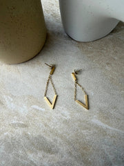 Tahana Jewellery Earrings Kōrama V Gold Earrings Kōrama V Gold Earrings