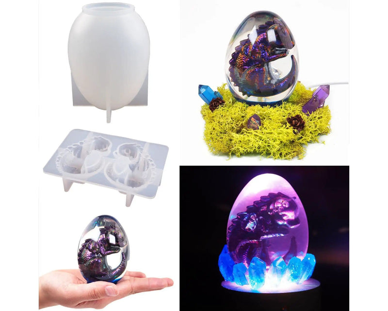 Resin Art NZ Moulds Dragon / Dinosaur and Egg Moulds Dragon / Dinosaur and Egg Moulds | NZ