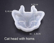 Resin Art NZ Moulds Cat Head Tag Moulds Cat Head Tag Moulds | NZ
