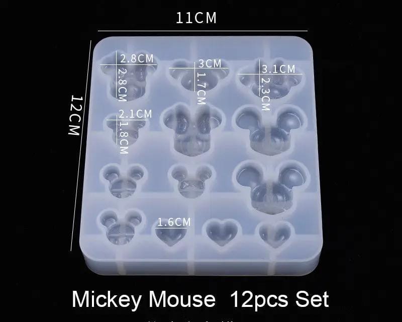 Resin Art NZ Moulds Mickey Mouse Bear Moulds Mickey Mouse Bear Moulds | NZ