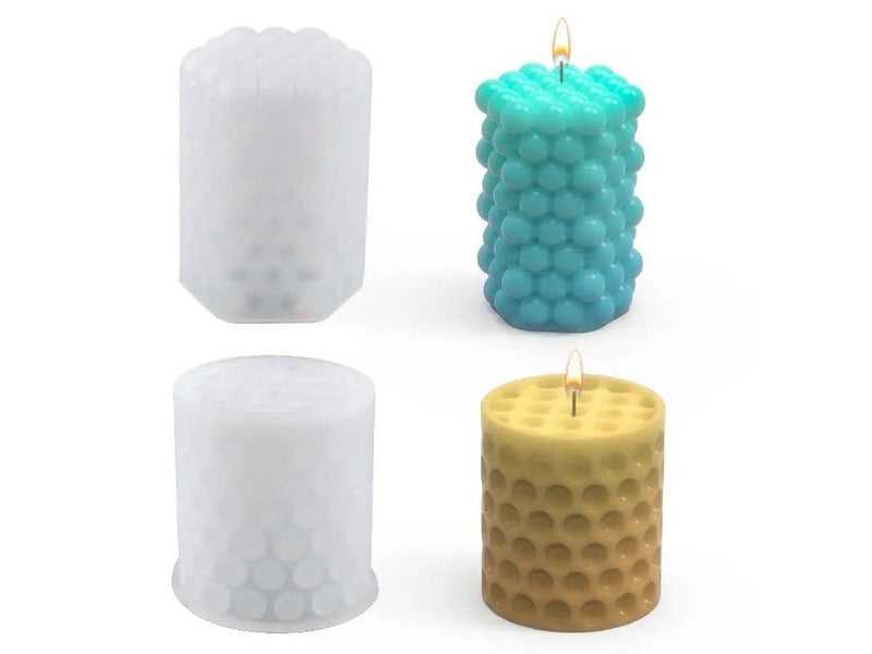 Candle Casting Mould with Resin, Cement, Candle - 04 – view 1