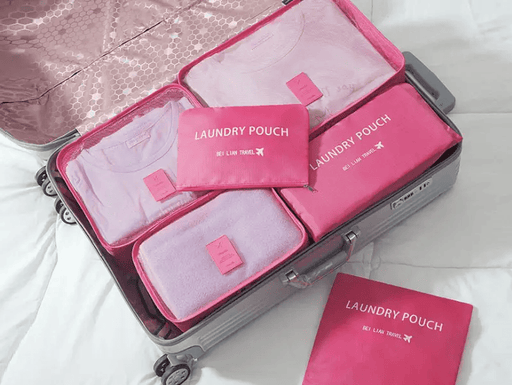 6Pcs Travel Storage Bag Set for Clothes Luggage Packing Cube Organizer Suitcase – view 1