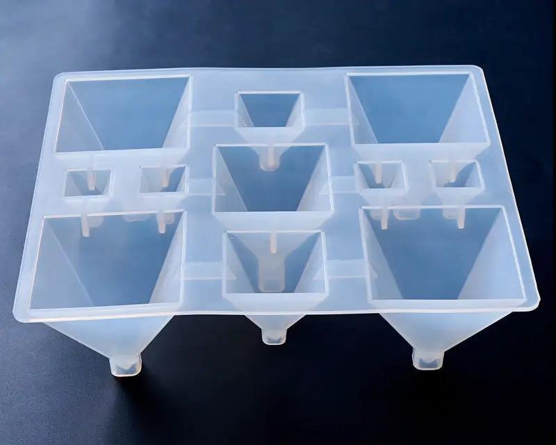 Resin Art NZ Moulds 11 Pieces Pyramids Moulds Combo 11 Pieces Pyramids Moulds Combo | NZ