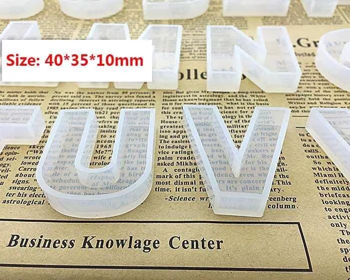 Resin Art NZ Moulds Alphabet Letter Moulds - Individual Alphabet Letter Moulds - Individual | NZ
