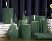 Candle Casting Mould with Resin, Cement, Candle - 02 – view 2