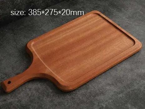 Creative Solid ebony chopping board, wooden kitchen cutting board, multi-functional bread board and serving tray. – view 7
