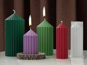 Candle Casting Mould with Resin, Cement, Candle - 05 – view 2