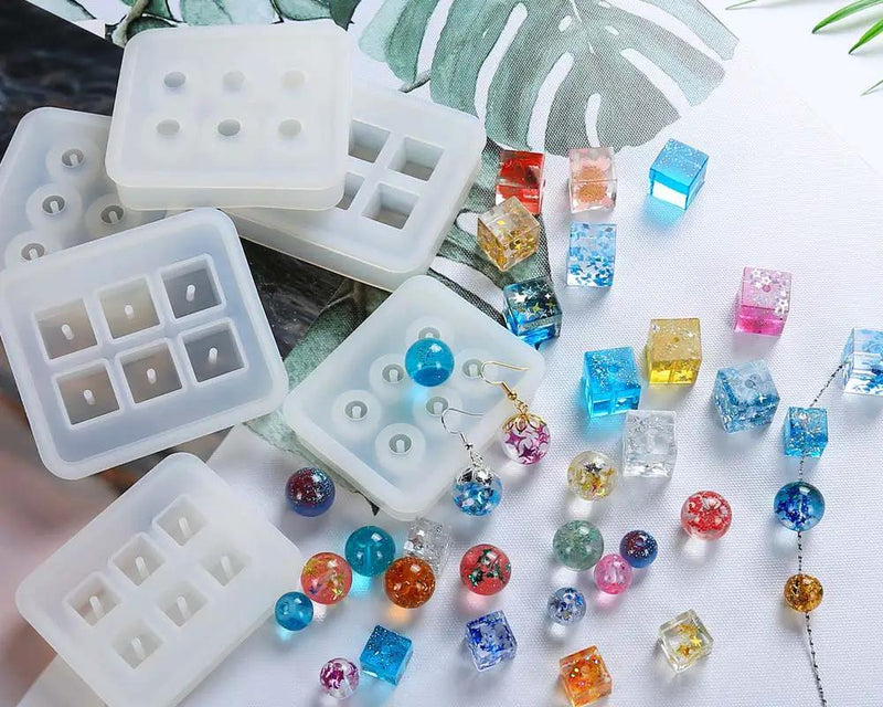 Resin Art NZ Moulds Spherical Bracelet Beads Moulds - #03 Spherical Bracelet Beads Moulds - #03 | NZ