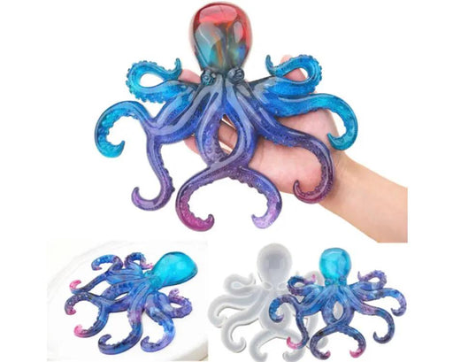 Octopus Mould Silicone for Crafts Decoration Octopus Shape Epoxy Resin Mould Cake Decorating Tools – view 1