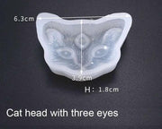 Resin Art NZ Moulds Cat Head Tag Moulds Cat Head Tag Moulds | NZ