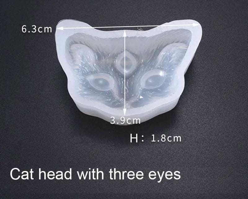 Resin Art NZ Moulds Cat Head Tag Moulds Cat Head Tag Moulds | NZ