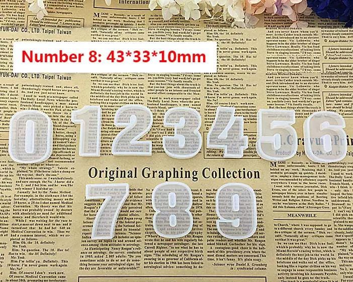 Resin Art NZ Moulds Number Moulds - Individual Number Moulds - Individual | NZ