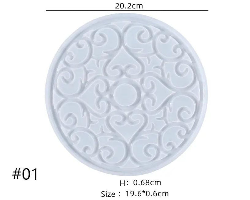 Resin Art NZ Moulds Coaster Moulds - Different Patterns Coaster Moulds - Different Patterns | NZ
