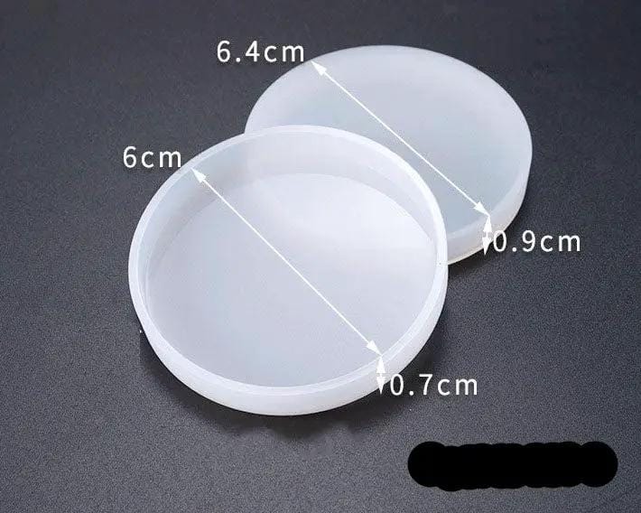 Resin Art NZ Moulds Coaster Moulds - Round/Square/Hexagonal Coaster Moulds - Round/Square/Hexagonal | NZ