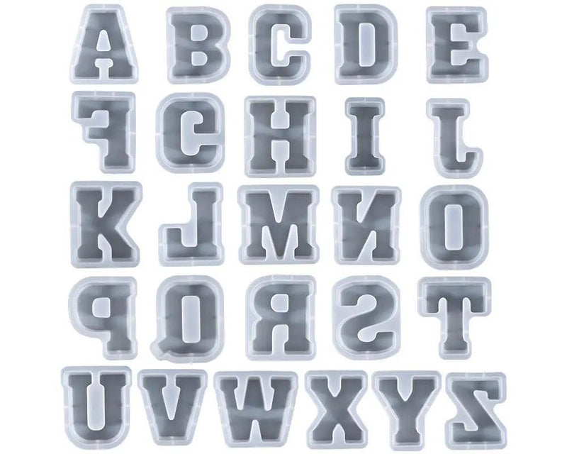 Resin Art NZ Moulds Alphabet Letter Moulds - Individual - Super Large Alphabet Letter Moulds - Individual - Super Large | NZ