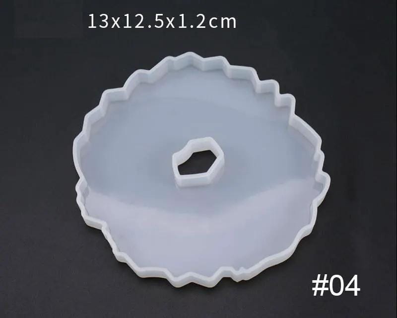 Resin Art NZ Moulds Irregular Coaster Moulds - 01 with hole Irregular Coaster Moulds - 01 with hole | NZ
