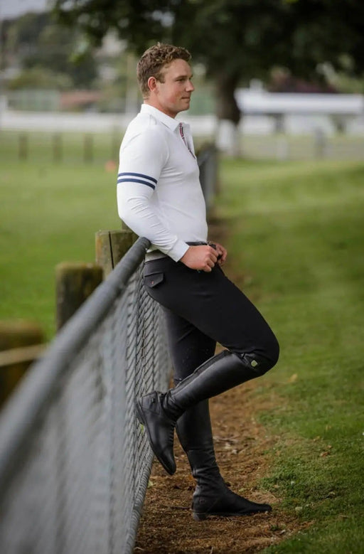 The Brave Pants Company General Mens Endura Black Breech Endura Mens Knee Grip Breeches 420GSM Polyester Nylon