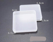 Resin Art NZ Moulds Coaster Moulds - Round/Square/Hexagonal Coaster Moulds - Round/Square/Hexagonal | NZ