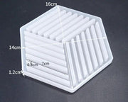 Resin Art NZ Moulds Coaster Moulds - Hollow Hexagonal Coaster Moulds - Hollow Hexagonal | NZ