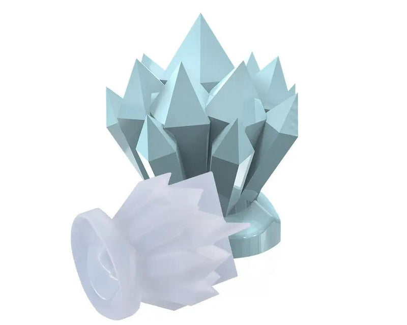 Candle Casting Mould with Resin, Cement, Candle - Crystal Cluster – view 4