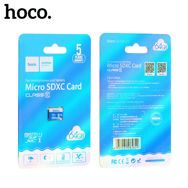 HOCO TF High Speed Memory Micro SD Card 64GB – view 3