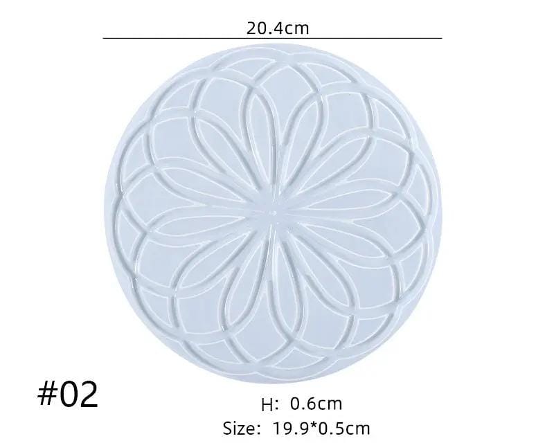 Resin Art NZ Moulds Coaster Moulds - Different Patterns Coaster Moulds - Different Patterns | NZ