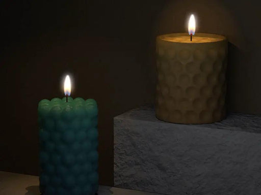 Candle Casting Mould with Resin, Cement, Candle - 04 – view 2